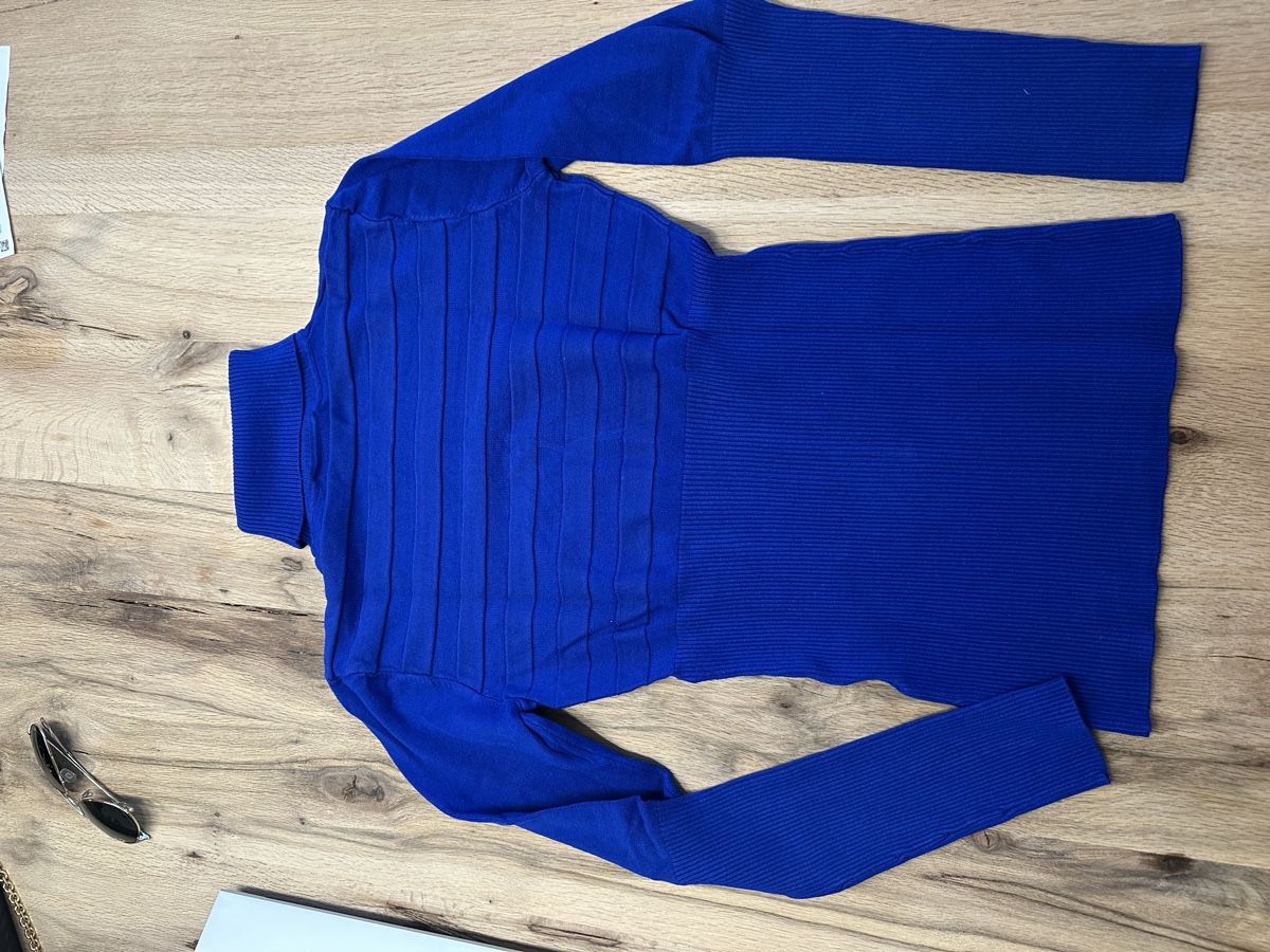 Morgan Maglioni & Felpe: Morgan Rollkragenpullover, blau, Grösse M – Usato da Glattbrugg venduto da SMusic98 4