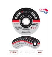 AREBOS Trennscheiben 125mm x 1,2mm 400 Stück INOX Edelstahl 
