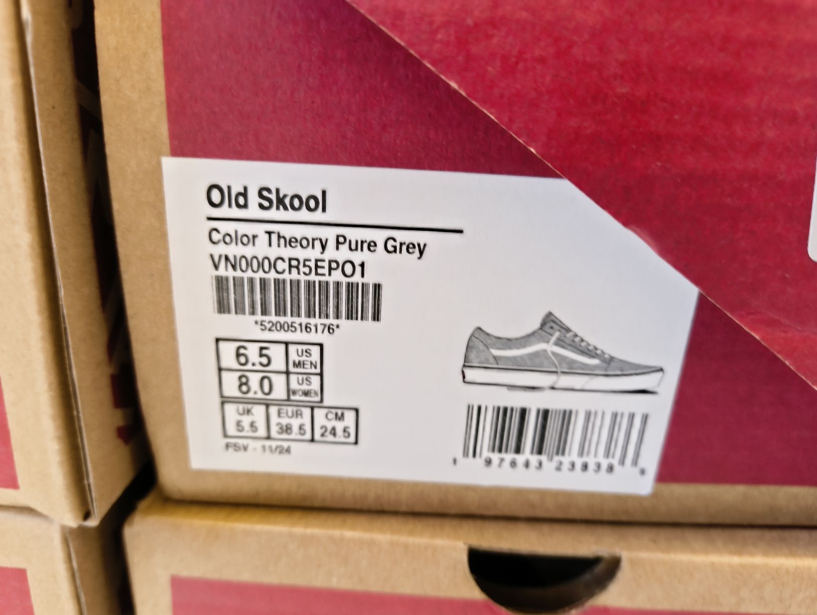 Vans Scarpe da uomo: Vans Old Skool, Grau,  Gr. 38.5 – Nuovo e nell'imballaggio originale da Uitikon Waldegg venduto da PJLS1 4
