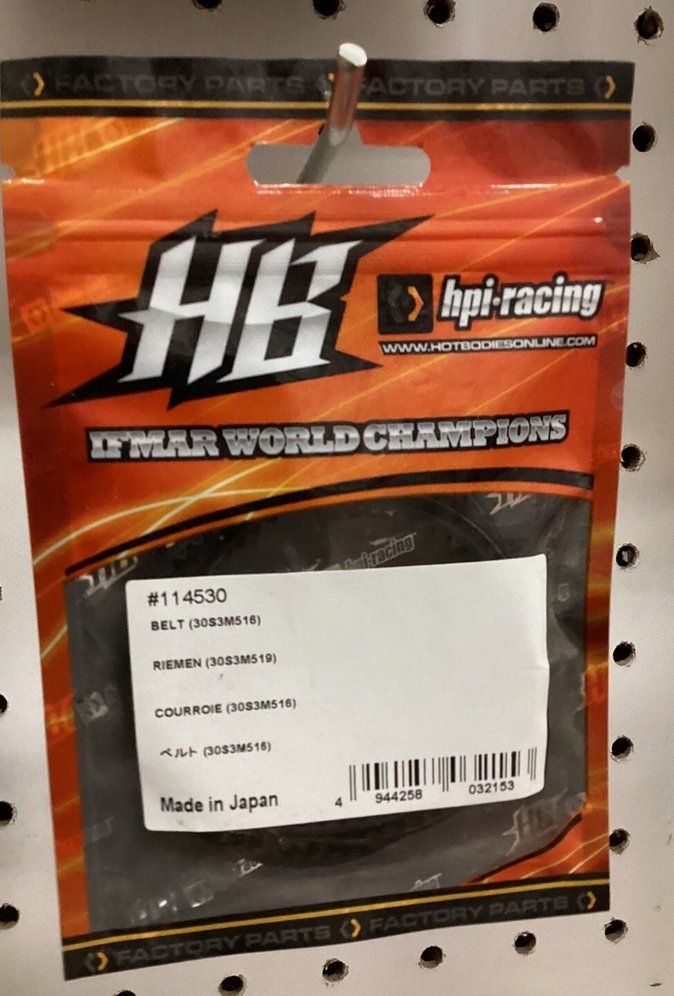 HPI Modellismo RC: HPI 114530 belt 30S3M516 – Nuovo e nell'imballaggio originale da Lausanne venduto da Techobby 1