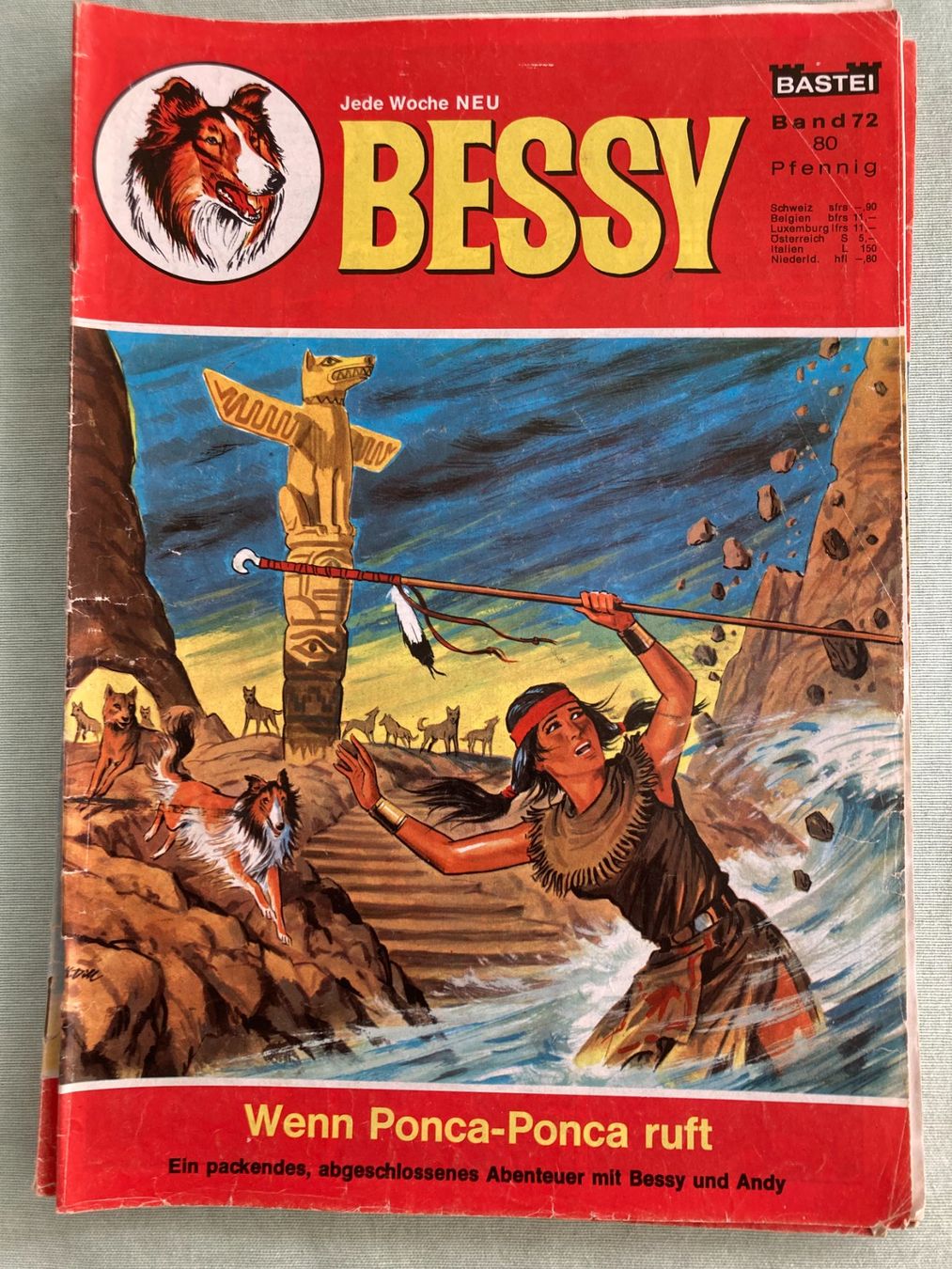 Fumetti: Bessy Erstauflage Nr. 72 – Usato da Untereggen venduto da Carottos