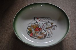 Plat pour spaghettis en céramique peinte 33 cm