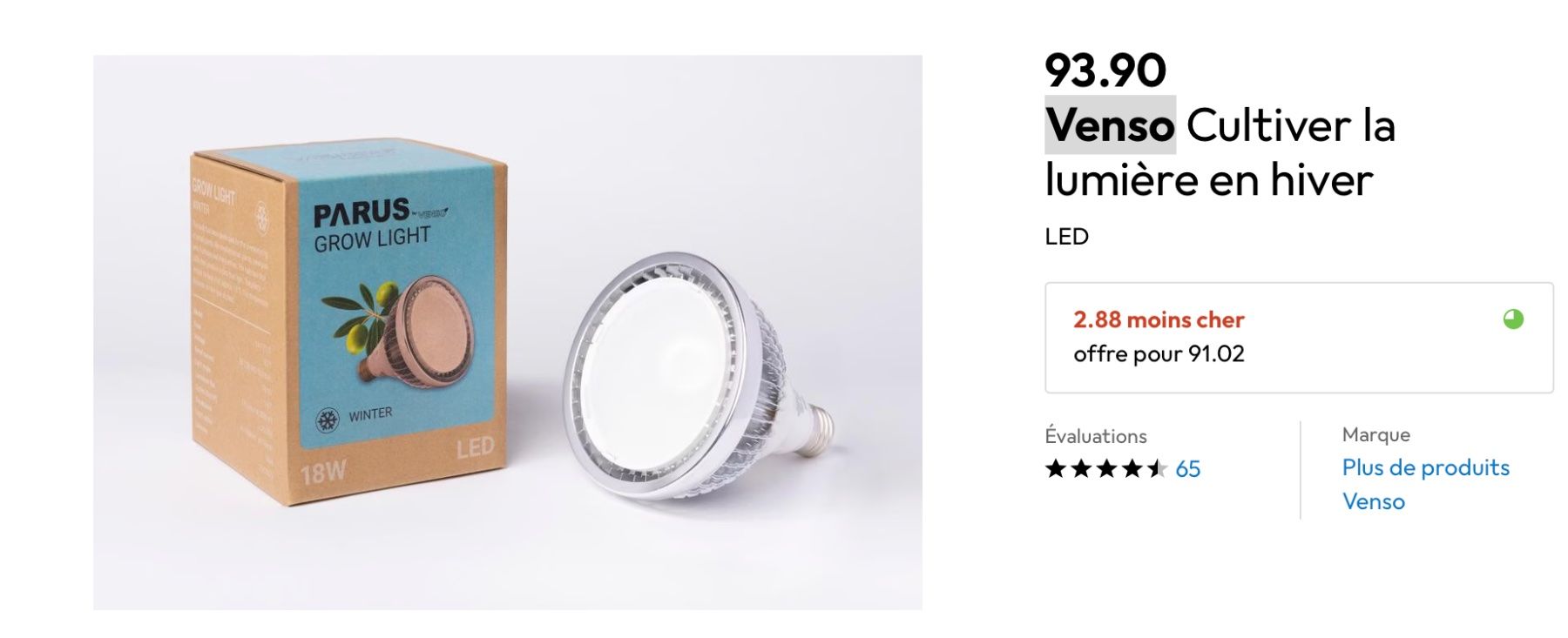 Lampade: Ampoule horticole hiver 18W – Nuovo e nell'imballaggio originale da Clarens venduto da Fmoi 2