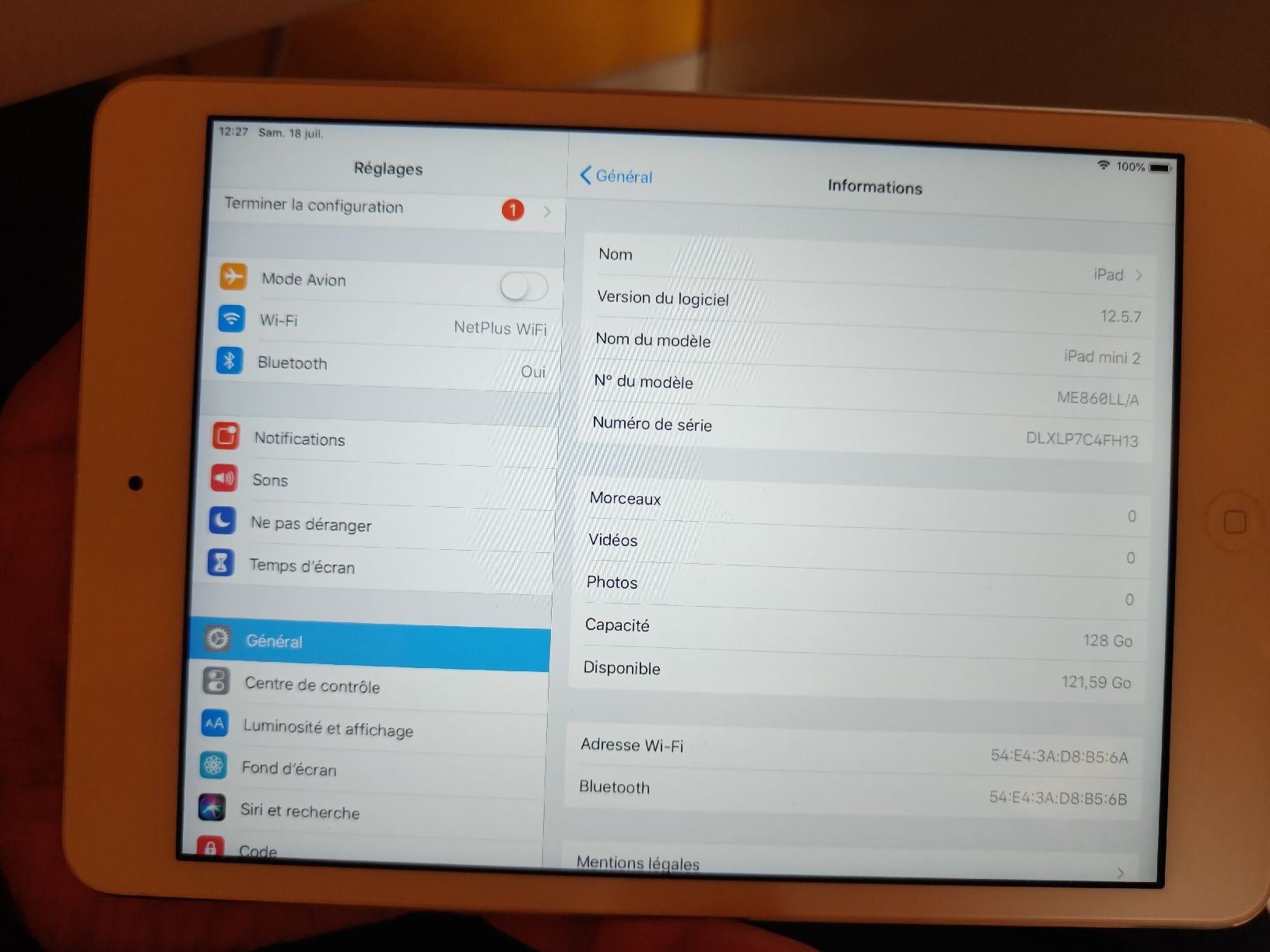 Apple Tablet PC: iPad Mini 2 (2014) 128gb Blanc – Usato da Saxon venduto da Veppu94 1