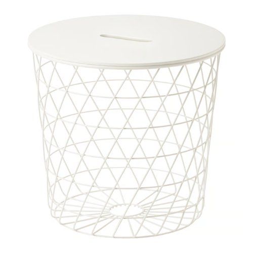 Ikea Tavoli: Table de rangement blanche | 44 x 42 cm – Usato da Vevey venduto da secondlifevevey