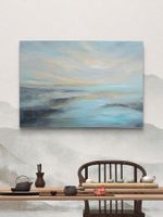 Originalgemälde auf Leinwand 100x80cm, goldenen Unikat!!!