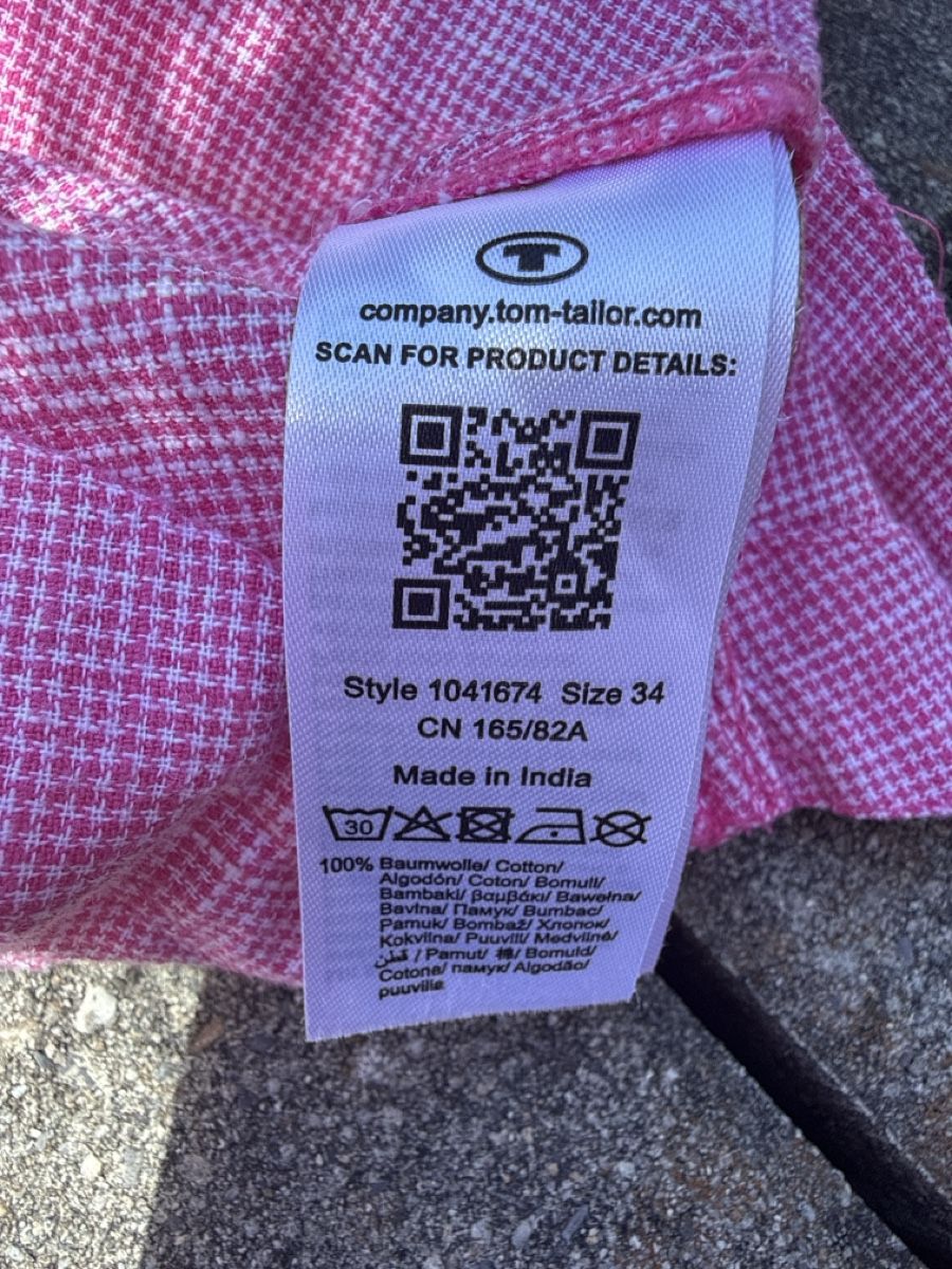 Tom Tailor Camicette: Tom Tailor Bluse Grösse 34 pink Kurzarm neuwertig – Nuovo (secondo la descrizione) da Weiach venduto da Wikingnoldi 1