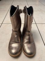 Stiefel Friboo gefüttert gold mit Sternen, Gr. 27, gebraucht