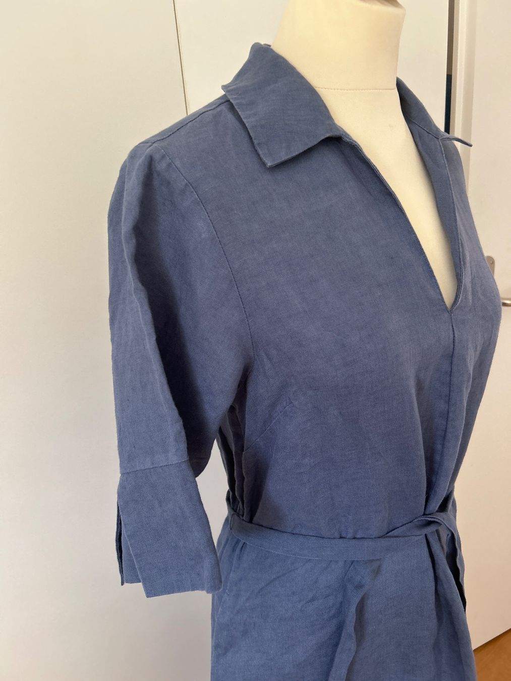 Vestiti: Leinenkleid Gr S, taubenblau, Midi, neu – Nuovo (secondo la descrizione) da Feuerthalen venduto da Anna_Swift 4