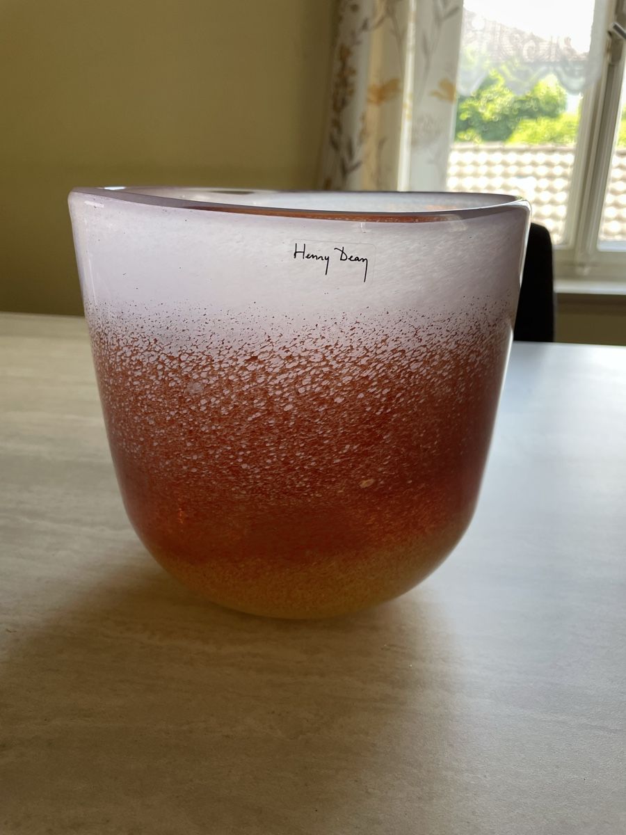 Vasen & Gefässe: Vase Glastopf von Henry Dean – Gebraucht aus Flawil von Naphtali 1