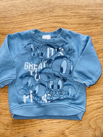 Benetton Baby Pullover, Gr. 68, Donald Duck, Top Zustand!