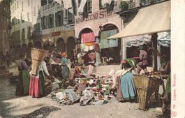 Lugano (TI) Mercato cittadino storico