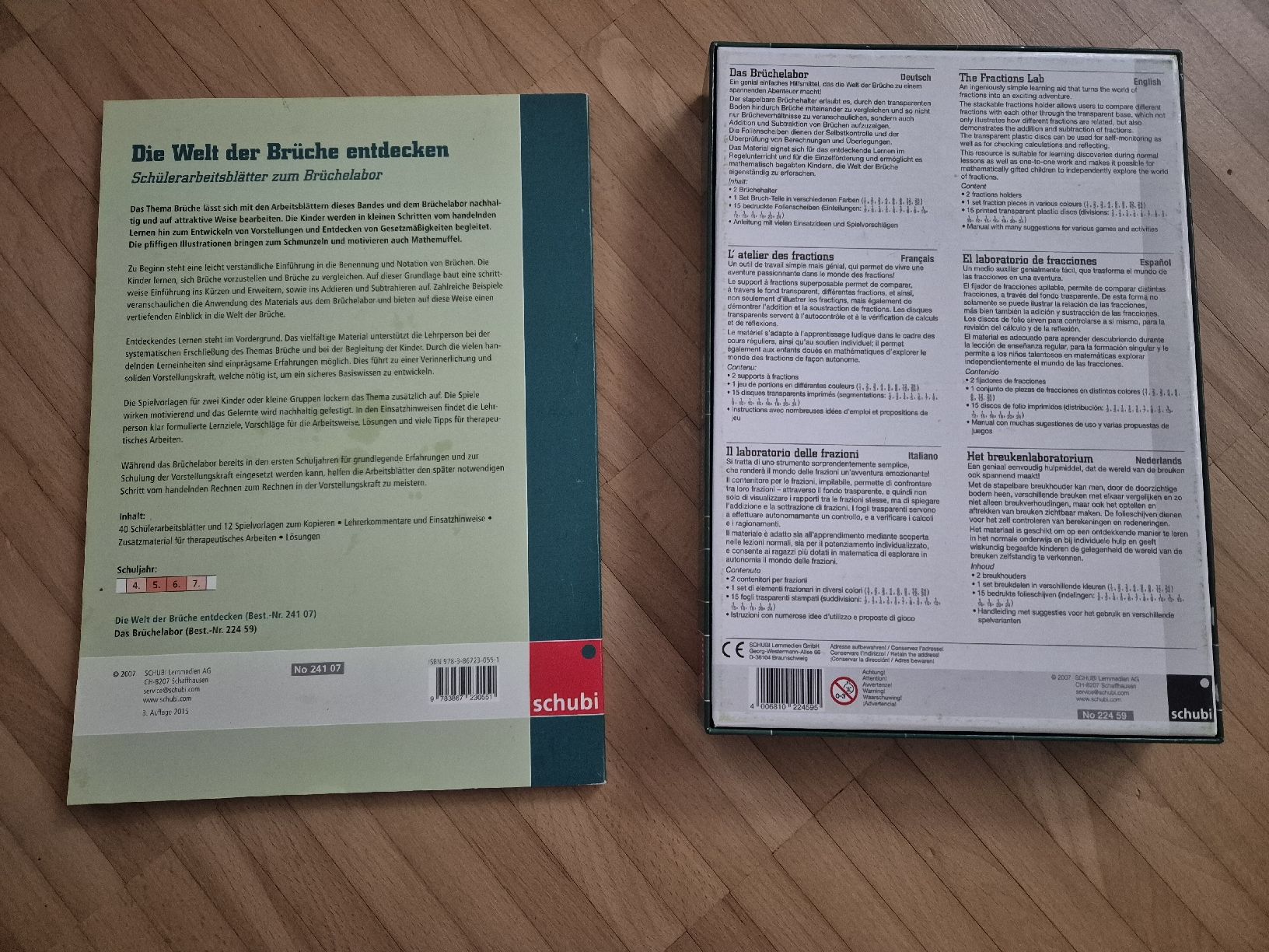 Bücher: Schubi Das Brüchelabor & Arbeitsblätter Brüche entdecken – Neu (gemäss Beschreibung) aus Bern von grisu_79 1