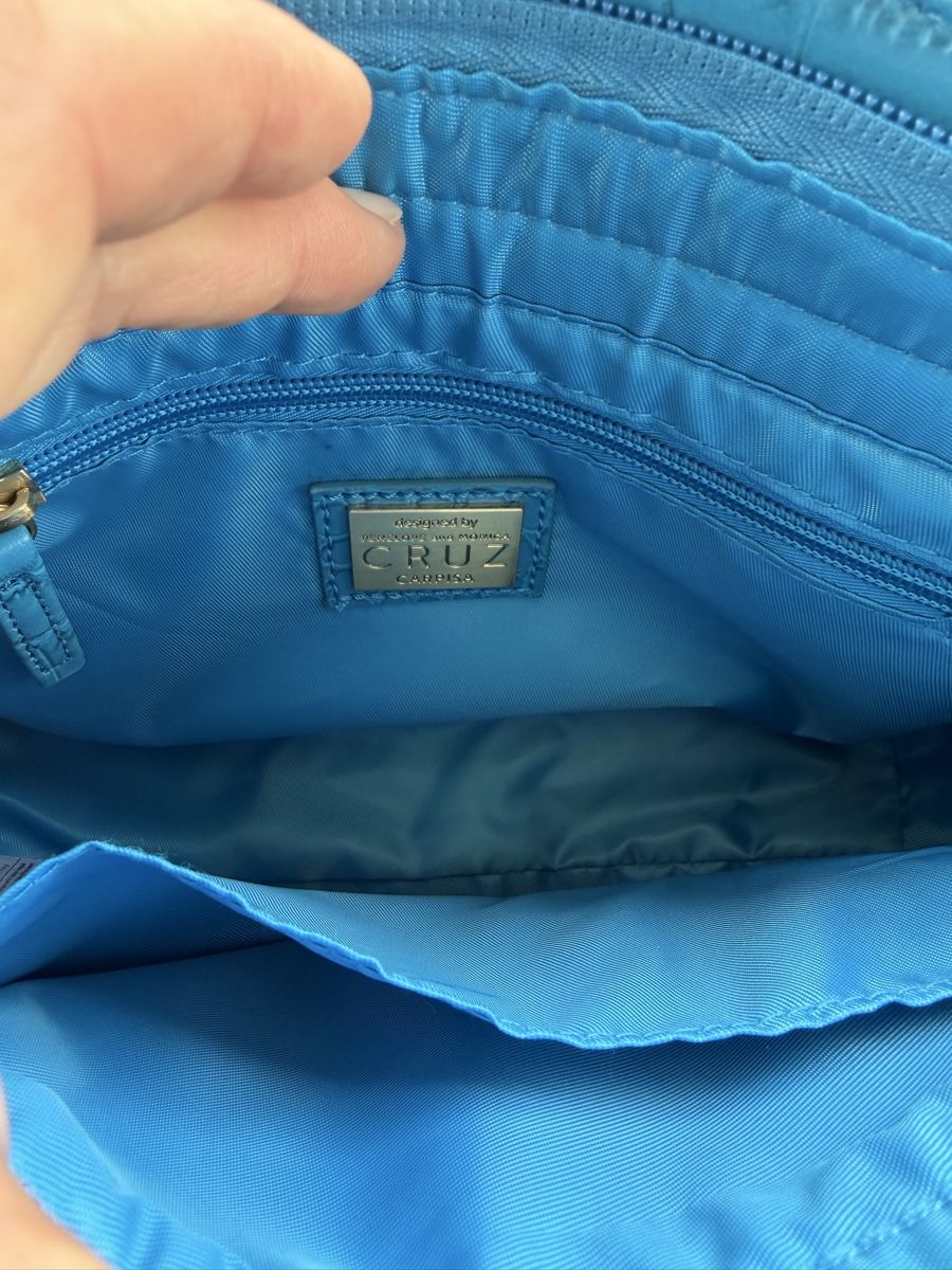 Borse da donna: Handtasche neu blau – Nuovo e nell'imballaggio originale da Däniken SO venduto da NBdesign 4