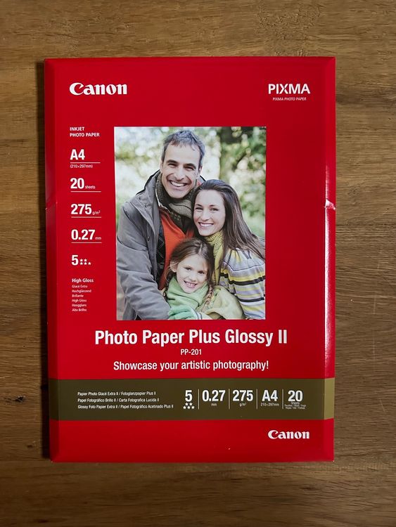 Canon Photo Paper Plus Glossy II, A4 | Kaufen auf Ricardo