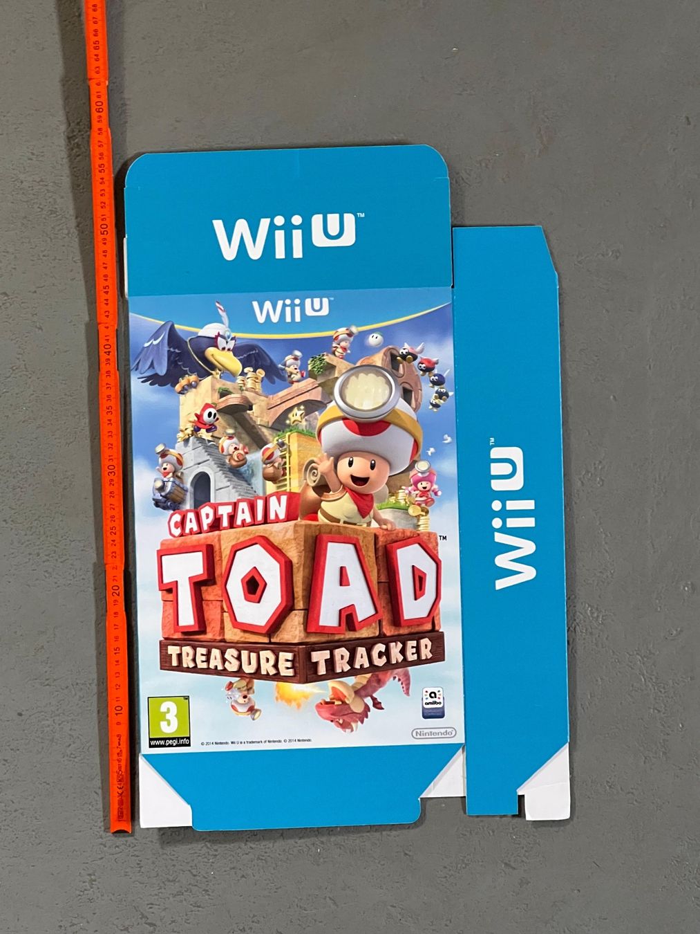 Nintendo Giochi: Original Nintendo POS Boxen WiiU Yoshi / Toad – Usato da Schachen LU venduto da retrogamer 1