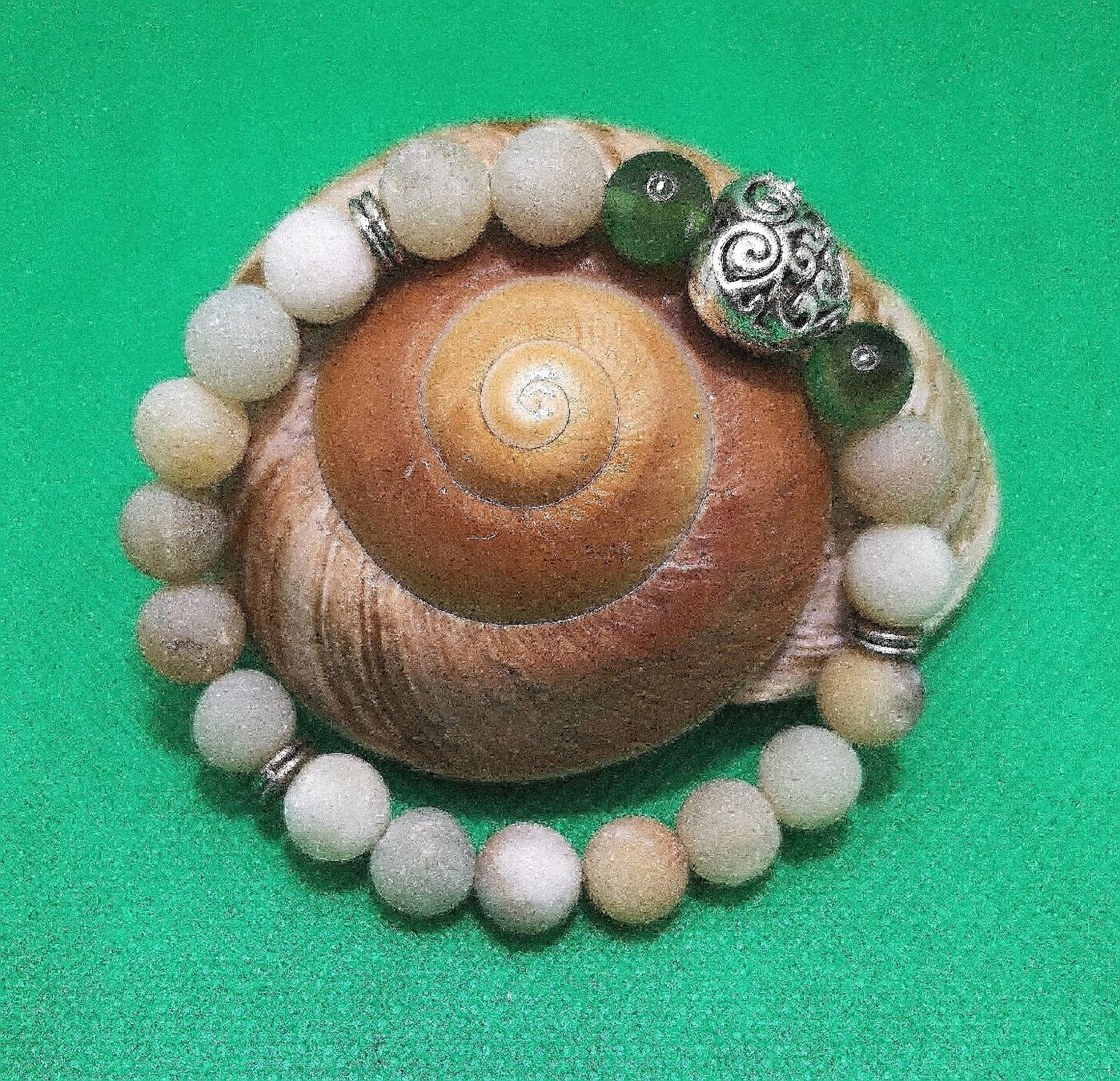 Bracciali & Braccialetti: Herz-Amazonit Steinarmk. - Spendenaktion – Nuovo (secondo la descrizione) da Unterkulm venduto da Nachtigall 4