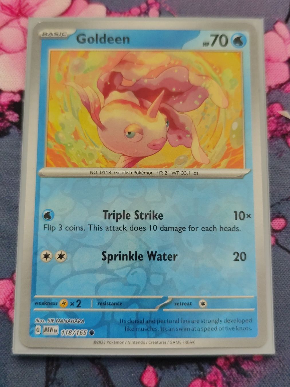 Pokémon Carte collezionabili: Pokemon Goldeen von 151 Set EN – Nuovo (secondo la descrizione) da Schlossrued venduto da LAP2012
