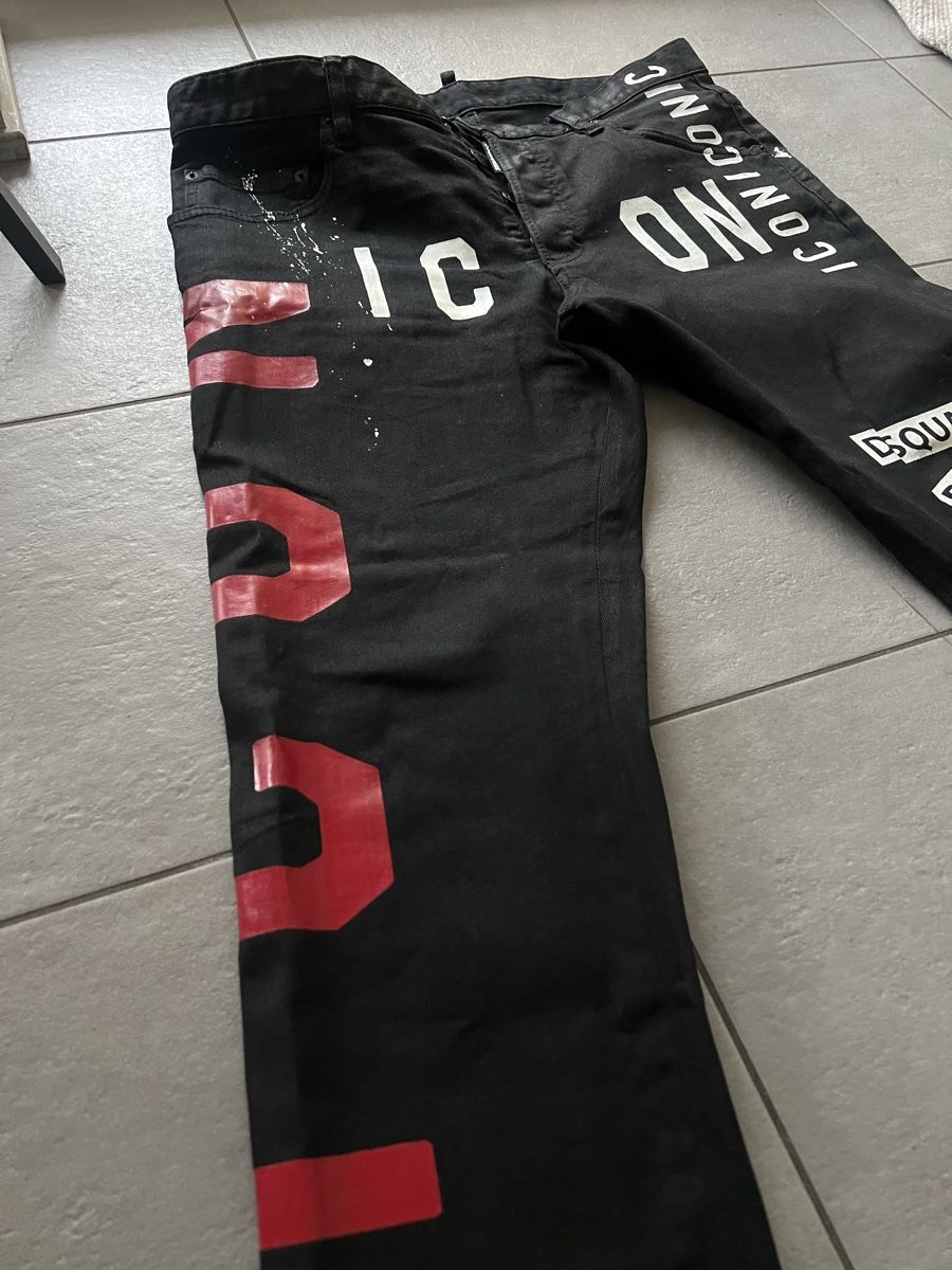 Dsquared2 Jeans: Dsquared2 Leatherett jeans uomo 52 – Usato da Mendrisio venduto da fly_9wzx 1