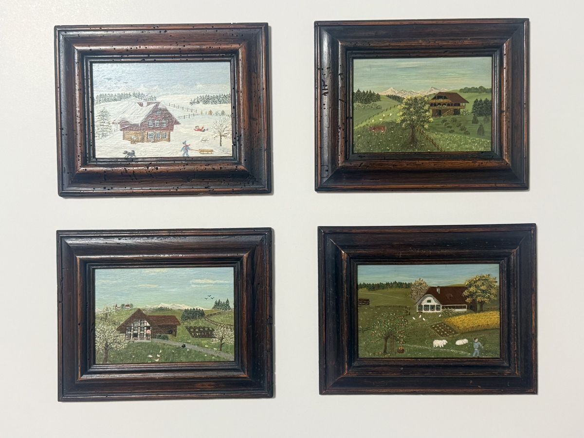 Tableaux: Vier Schweizer Gemälde  – D'occasion à Solothurn par NUVICO 1