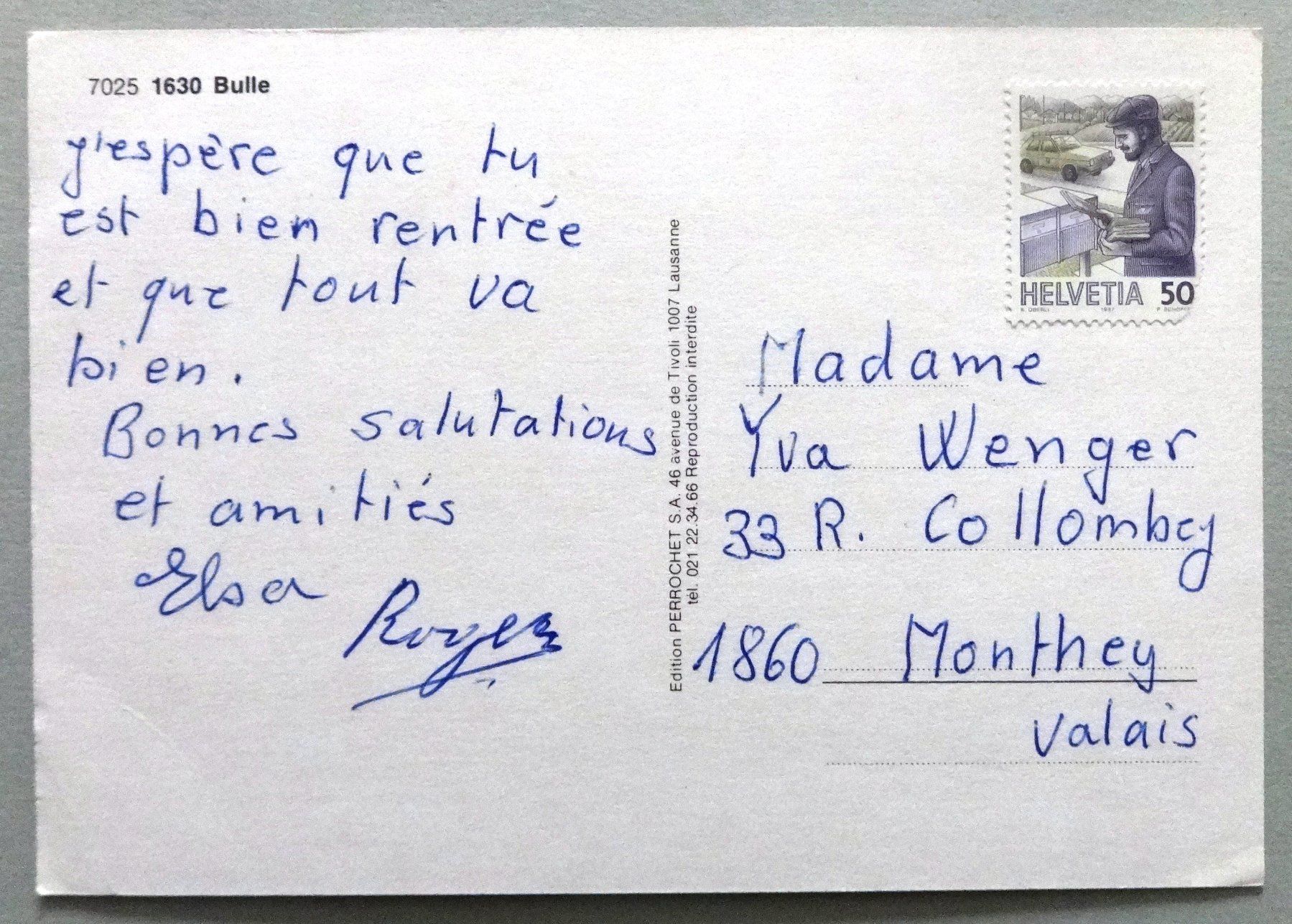 Cartes postales: Bulle – D'occasion à Fétigny par Billy2miny 1