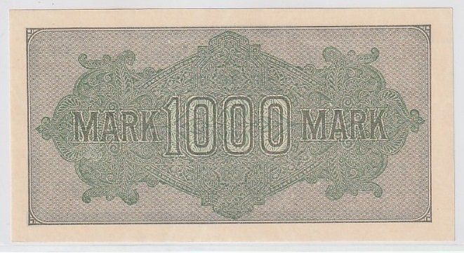 Banconote: 1000 MARCHI -15 SETTEMBRE 1922- GERMANIA – Nuovo (secondo la descrizione) da CHIASSO venduto da Rochelle59. 1