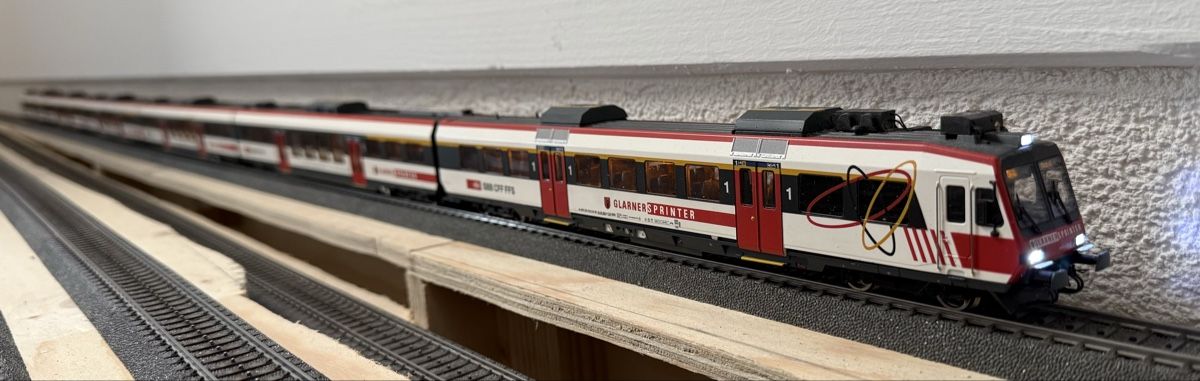 Liliput Modelleisenbahnen: Glarner Sprinter Liliput AC 1/87 – Gebraucht aus Morrens VD von YannD02