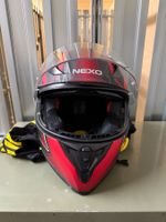 Nexo Motorrad-Integralhelm rot Grösse L