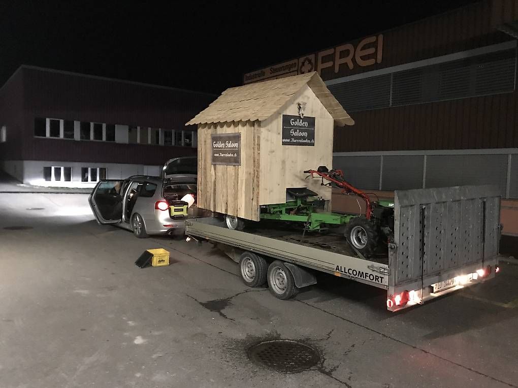 Rimorchi: Einachser Fort E350 mit Triebachsanhänger – Usato da Rickenbach LU venduto da Postpolo 1