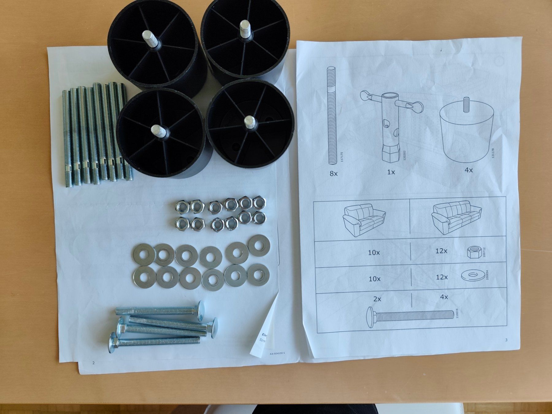 Ikea Divani: 3-er Ledersofa schwarz - gebraucht – Usato da Volketswil venduto da sig_z6tj 4