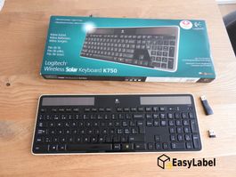 Logitech K750 Solar (DE_CH), Unifying. Lieferung gratis