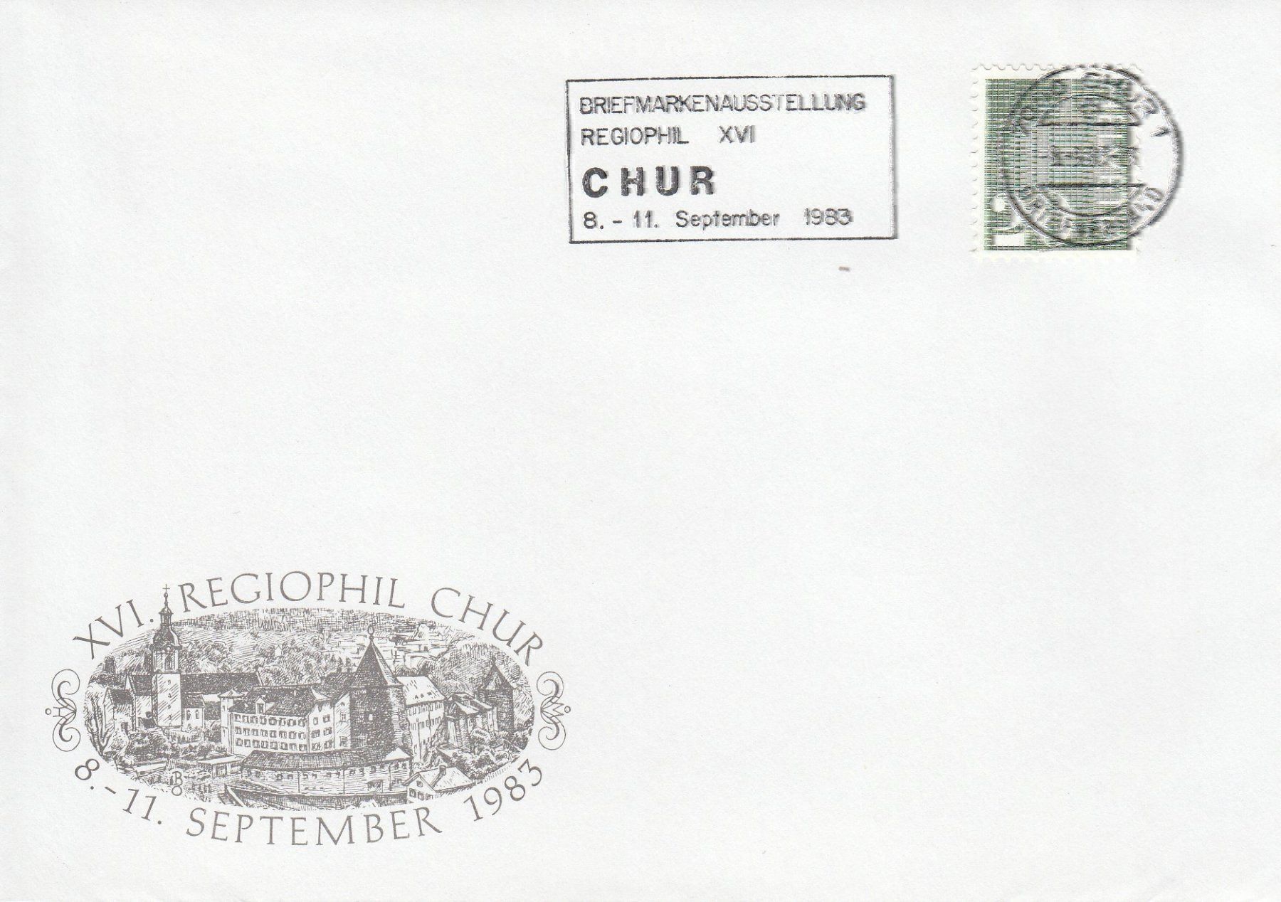 Tutti i francobolli: 1983 484, XVI. Regiophil Chur – Usato da Spreitenbach venduto da Mustang_1105
