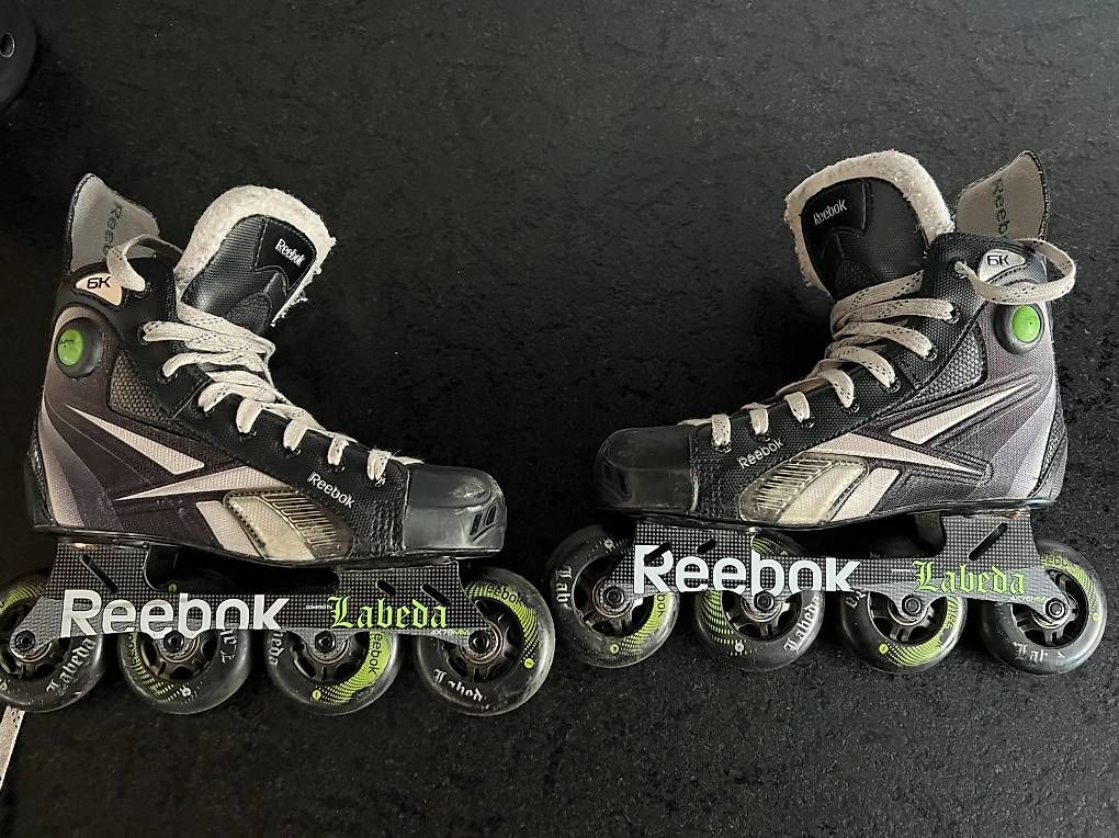 Pattini in linea & Pattini a rotelle: Rbk 6k Inline Hockey Skates Grösse 36.5 – Usato da Arlesheim venduto da SKA_4144
