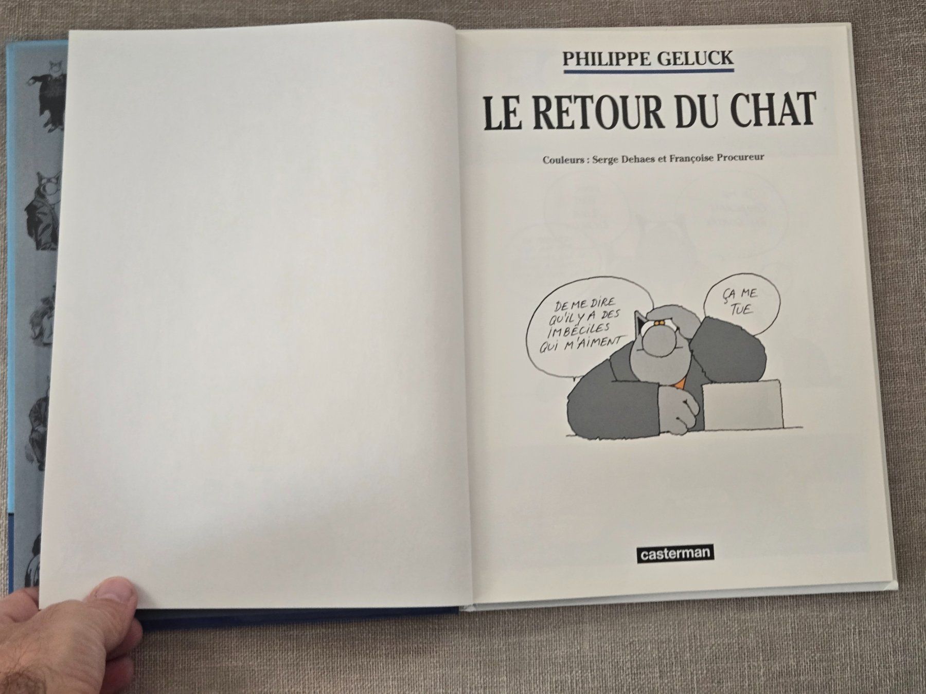 Comics: Le Chat N°2 - Le retour du chat – Gebraucht aus Crémines von Blakedrake 4