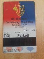 FC Basel Ticket - FCB KR Reykjavik, 06.08.2009, Rarität!