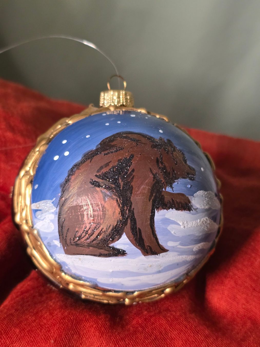 Tutte le decorazioni: Schweizer Handgemachte Weihnachtskugel mit Polarbär – Usato da Zürich venduto da dum_x5xn 2