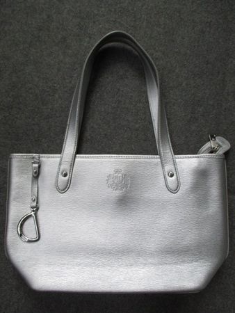 Ralph Lauren - Lauren Tasche aus Leder silber