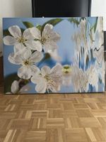 Quadro su tela stampa fiori bianchi buone condizioni