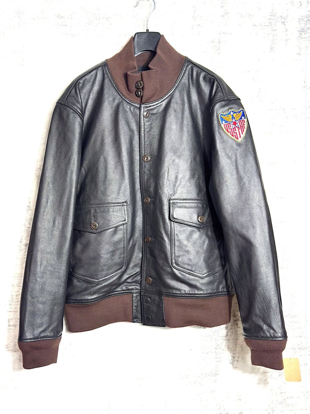 Giacche: USS TAF TYPE A-1 LEATHER FLIGHT JACKET SZ: XL – Usato da Cortaillod venduto da Stay_Alive_vintage
