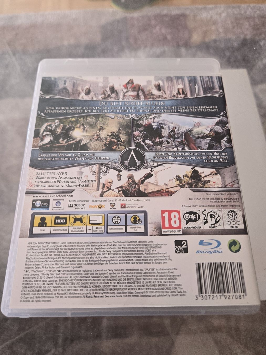 Spiele: Assassin's Creed Brotherhood PS3 – Gebraucht aus Bussigny von Kfdlt 1