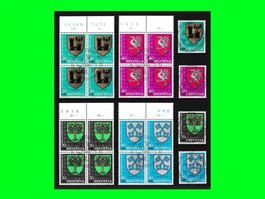 "Pro Juventute" Vollstempel-Serie mit Viererblöcken (1978)