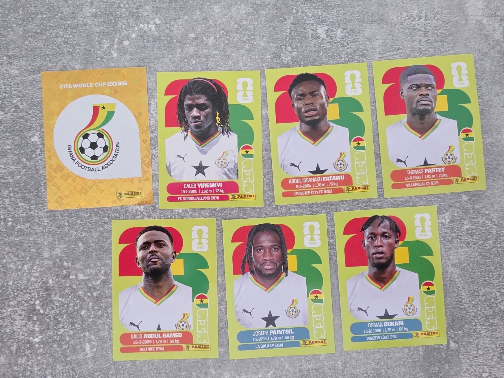 Panini Sammelbilder & Trading cards: Panini WM 2026- Ghana – Gebraucht aus St. Gallen von Shelly__x3