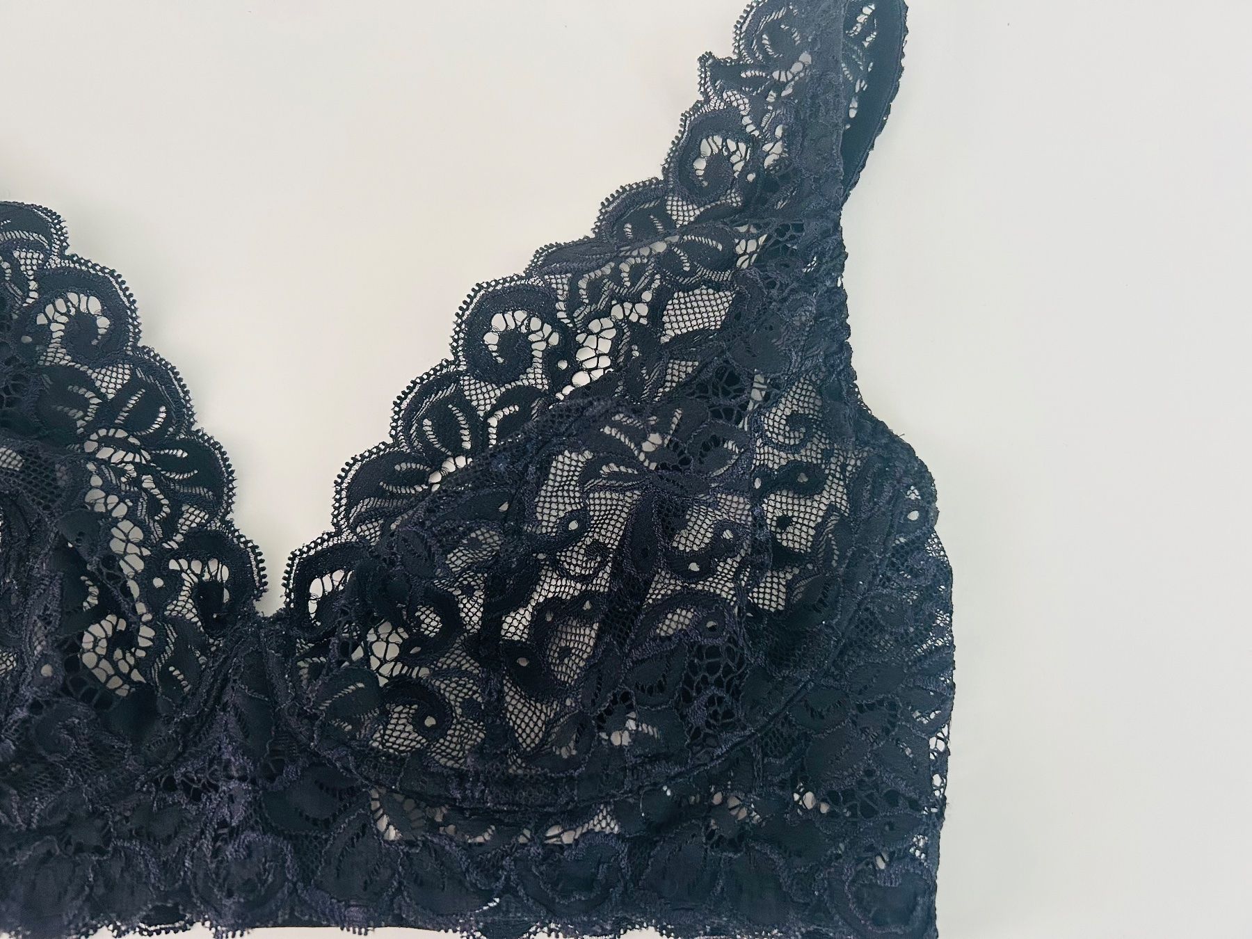 Hanro Sonstige Unterwäsche: Hanro Black Lace Bra, wie NEU – Neu (gemäss Beschreibung) aus Zürich von diva1972 1