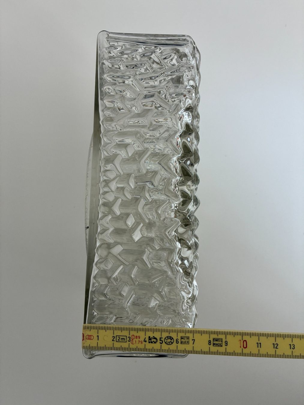Kronleuchter & Deckenlampen: Eisglas Deckenleuchte 60er/70er Mid-Century – Gebraucht aus Biberist von longimanus3 5