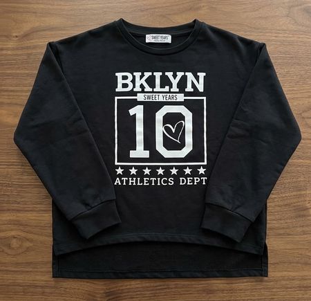 Gr140 Sweet Years Pullover BKLYN Druck neuwertig