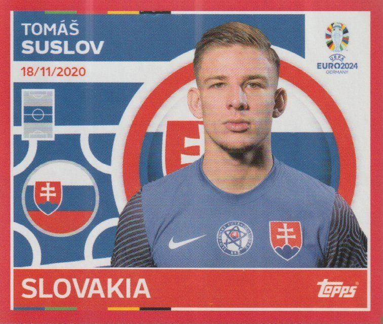 CARD TOPPS MATCH Attax Euro 2024 Blue Parallel Robert Bozenik Slovakia # Svk 14 EUR 2,99 - FR