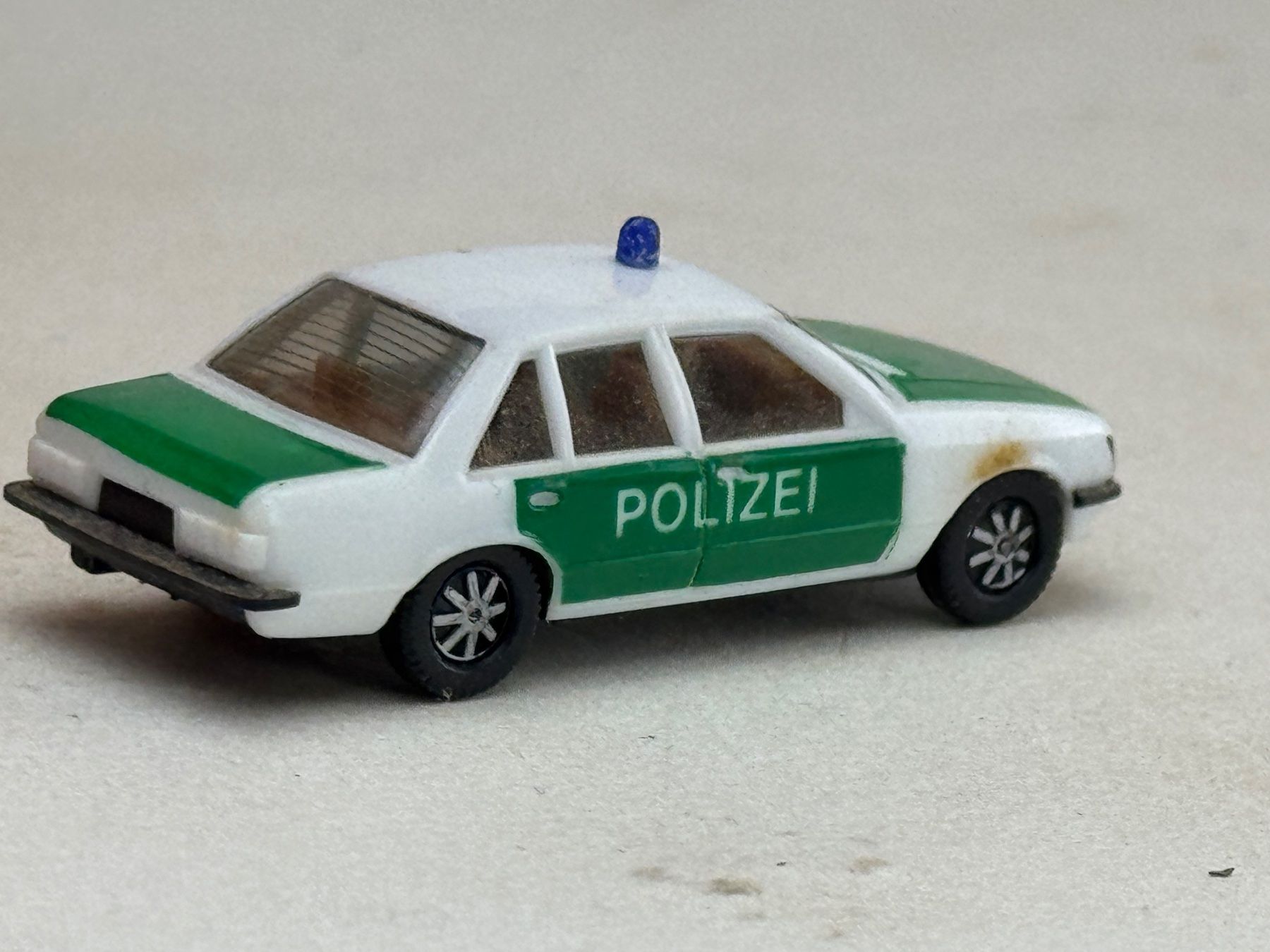 Herpa Modellini d'auto: VE1- Herpa Opel Record Polizei – Usato da Elm venduto da Wikmtz 1