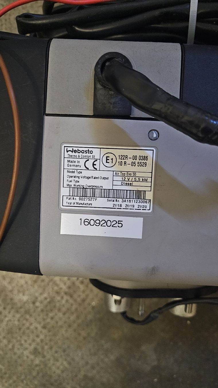 Webasto Altri accessori per camping: Webasto Thermotop evo 55 – Usato da Basel venduto da sai_8fgj 1