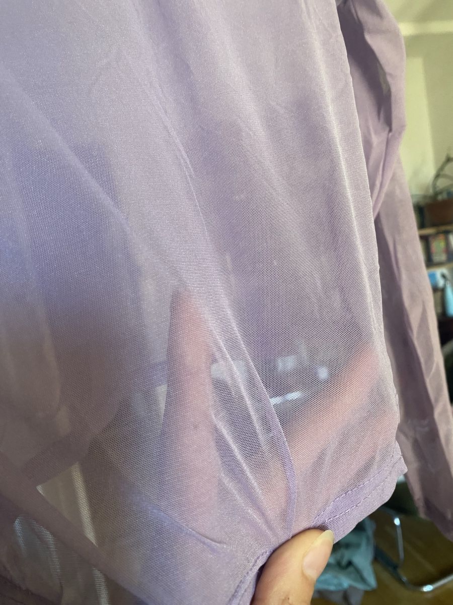 Top: Top Lilas Transparent mesh BAE, Taille XS – Usato da Lausanne venduto da els_wlr2 2