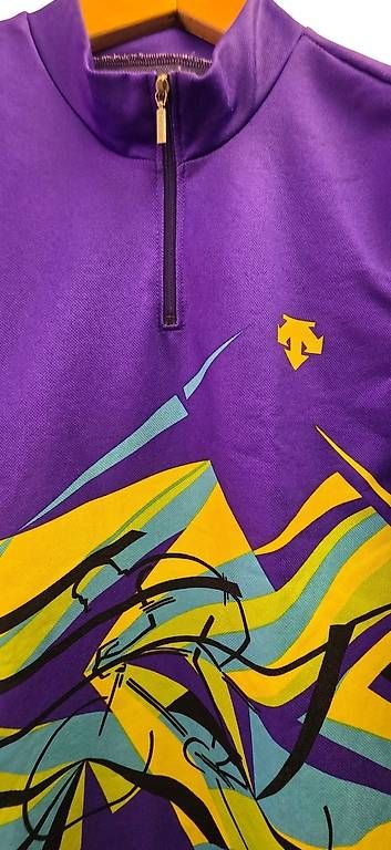 Canottiere & Pantaloni: Maillot velo vintage descent, large – Usato da Sugiez venduto da factorysportoutlet 2